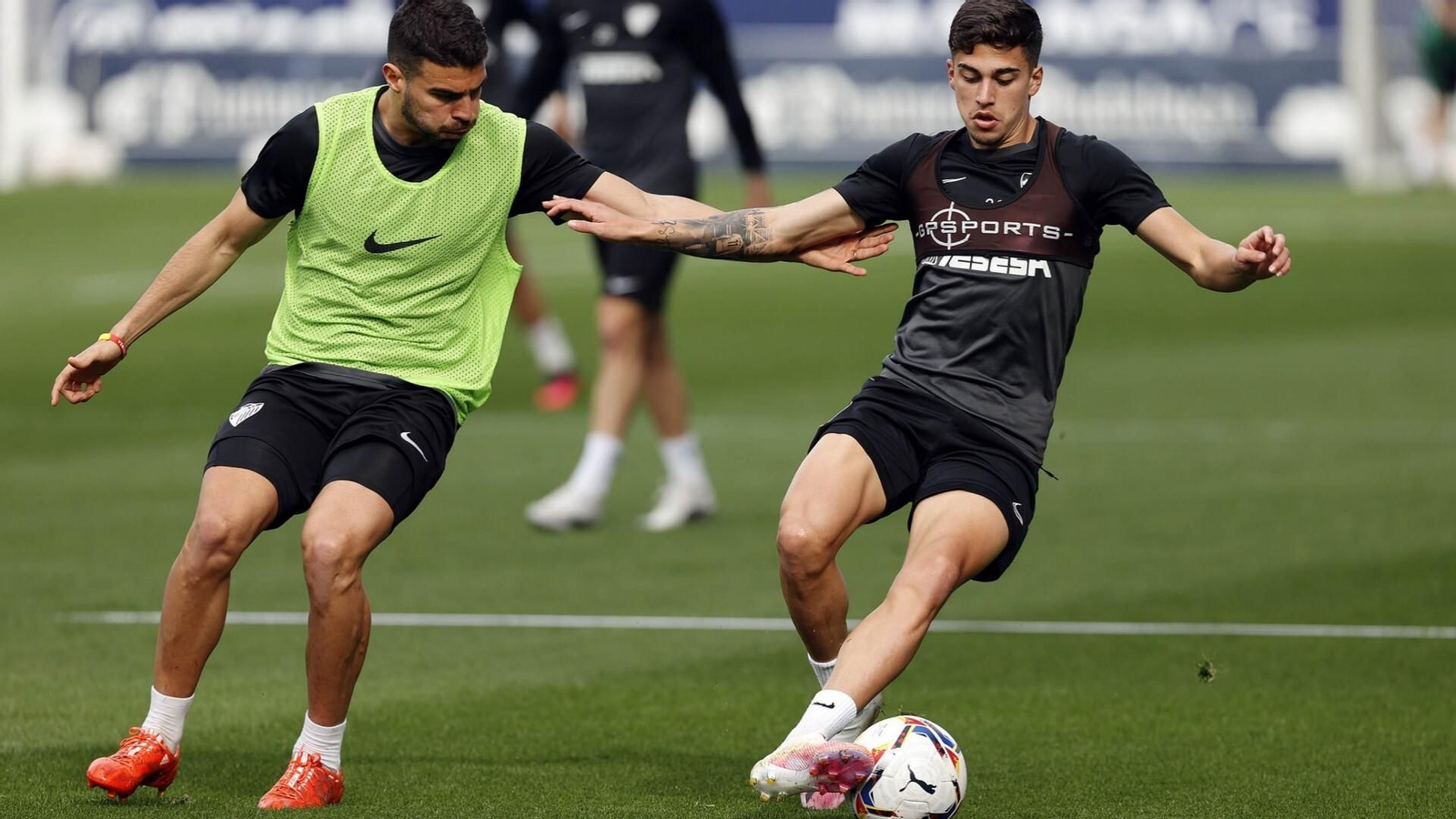 Alexander y Cristo, durante un entrenamiento.