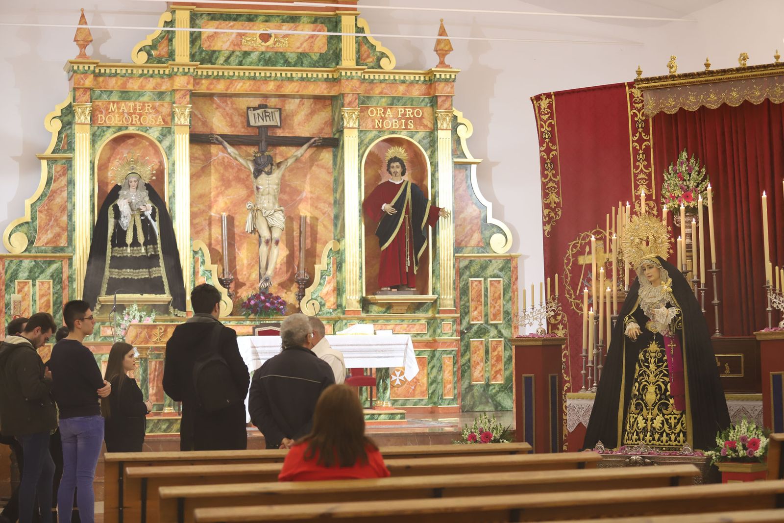 Imágenes del besamanos a la Virgen del Patrocinio en las Colonias