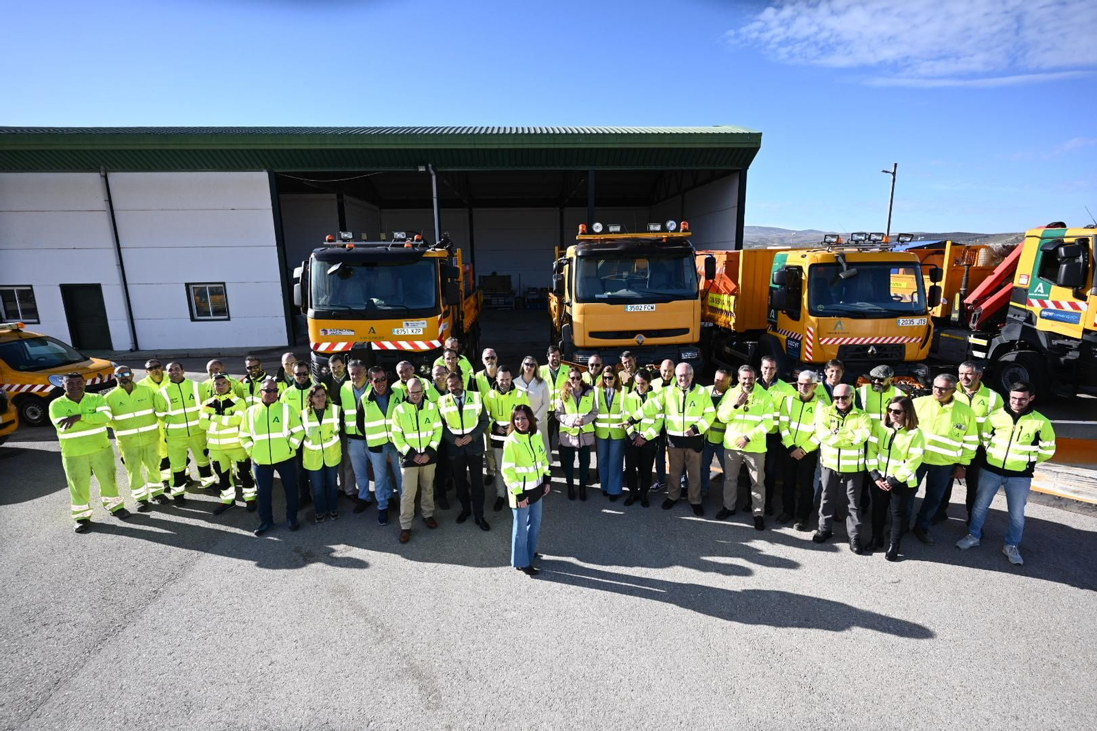 Presentación del Plan de Vialidad Invernal en Granada, este lunes.