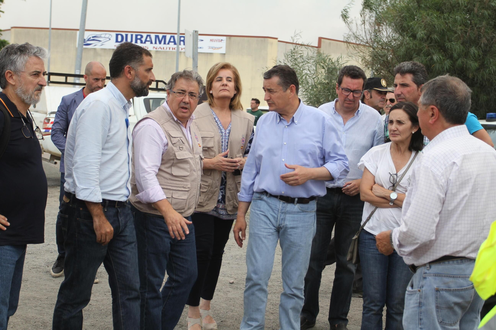 Las imágenes del incendio en Moguer y Mazagón