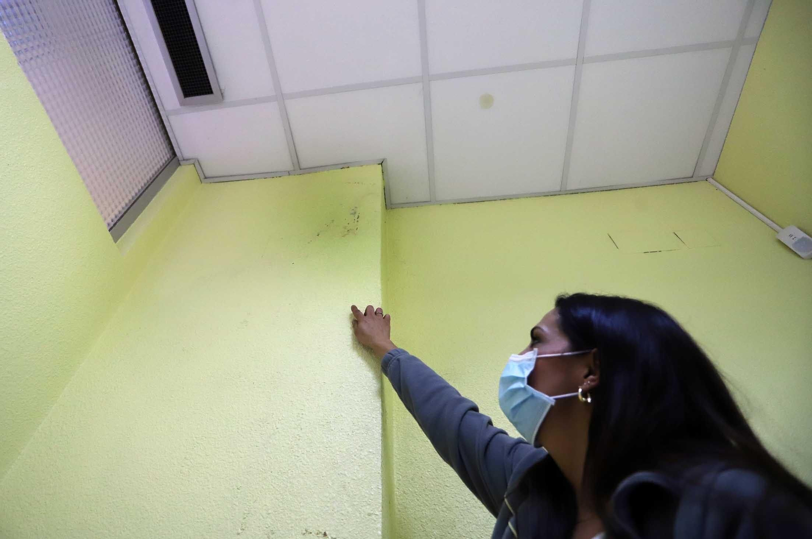 Imágenes del mal estado en el que se encuentra la Unidad de Salud Mental de la Plaza Houston