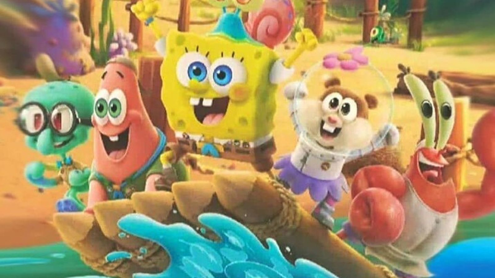 Los personajes de 'Bob Esponja' con su nuevo aspecto infantil