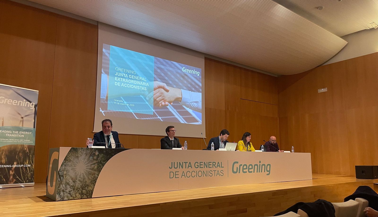 Imagen de la Junta de Accionistas de Greening