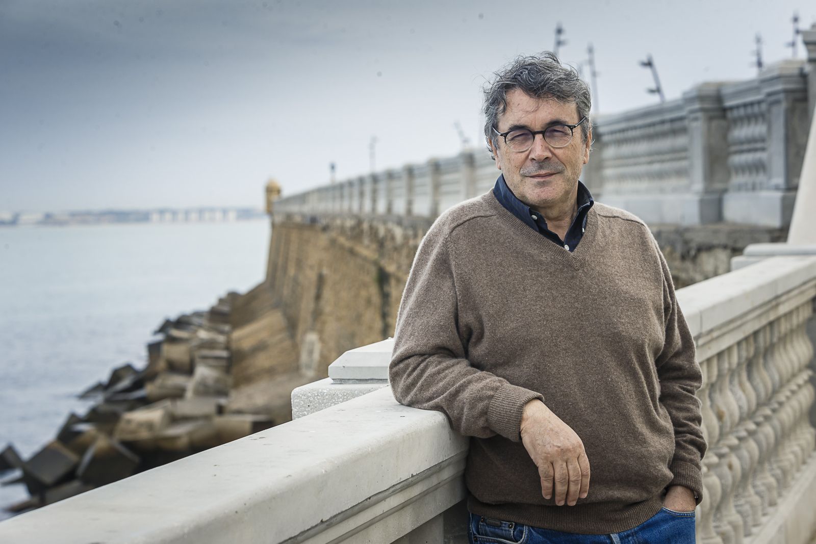 Imagen de Andrés Trapiello, en Cádiz.