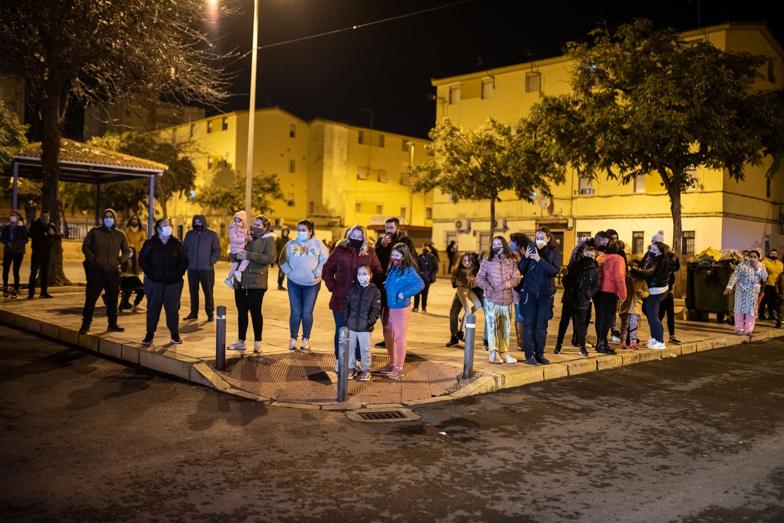 Imágenes de los Reyes Magos a su paso por Fererico Molina, Pérez Cubillas y Antonio Machado