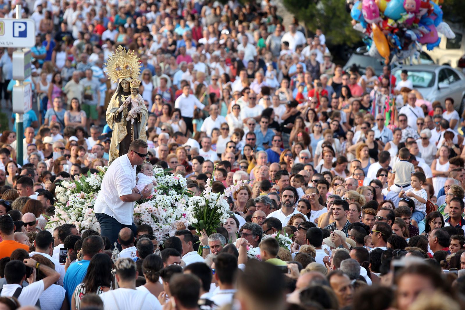 Procesión de la Virgen del Carmen en Punta Umbría