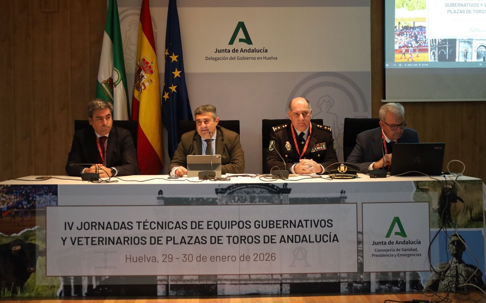 Clausura de las Jornadas Técnicas Taurinas en Huelva