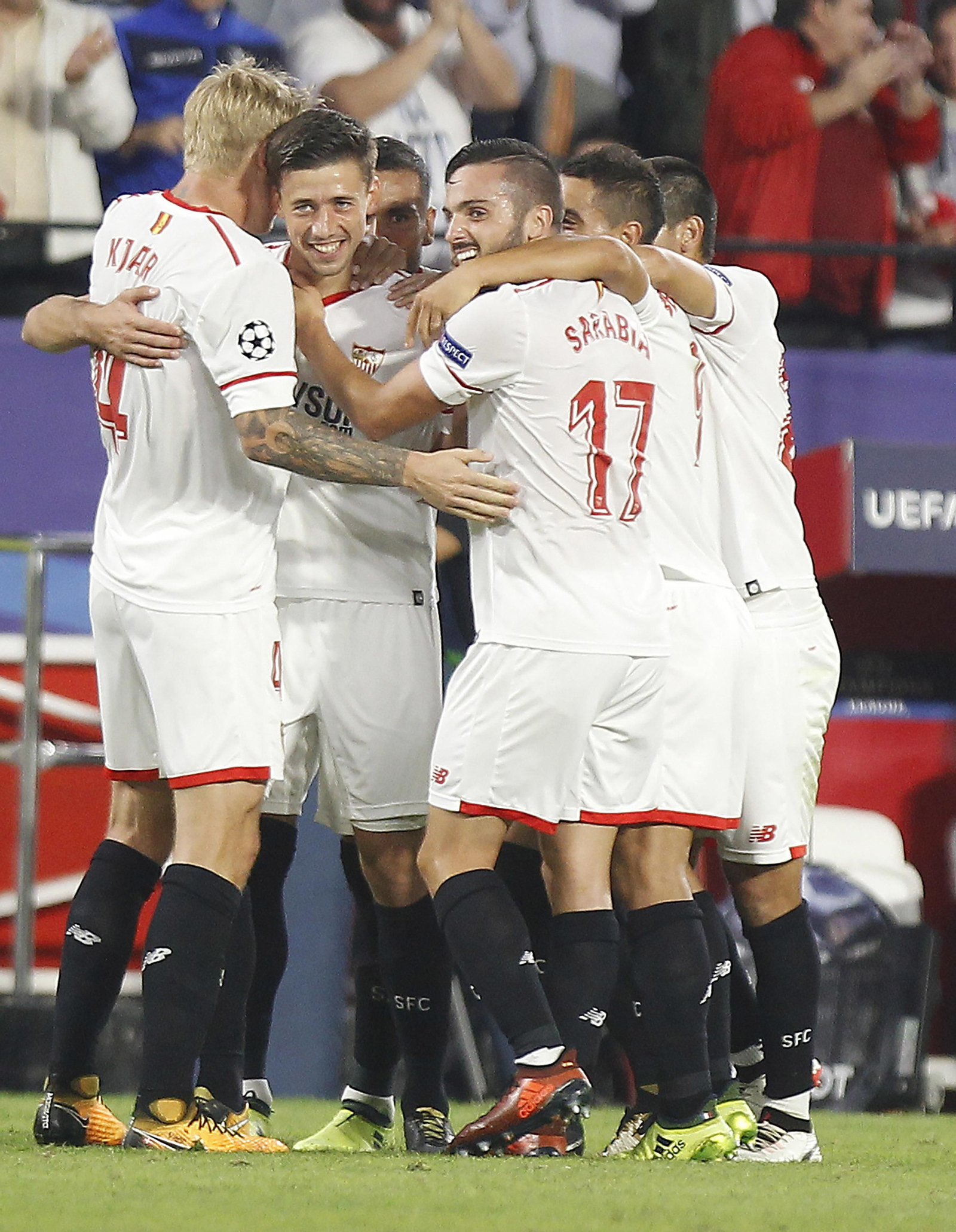 Las imágenes del Sevilla-Spartak