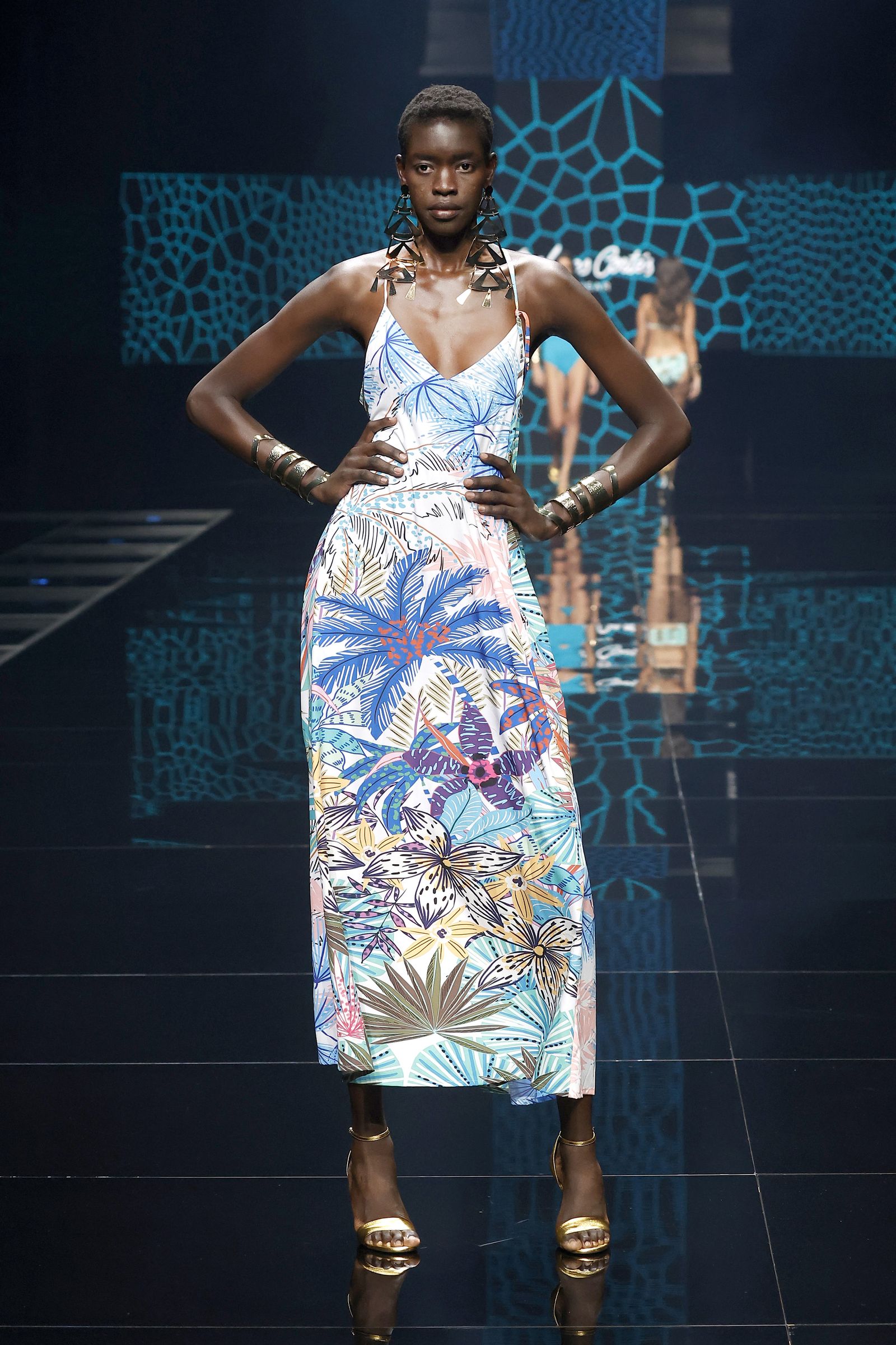 Una de las modelos de Dolores Cortés en la Gran Canaria Swin Week