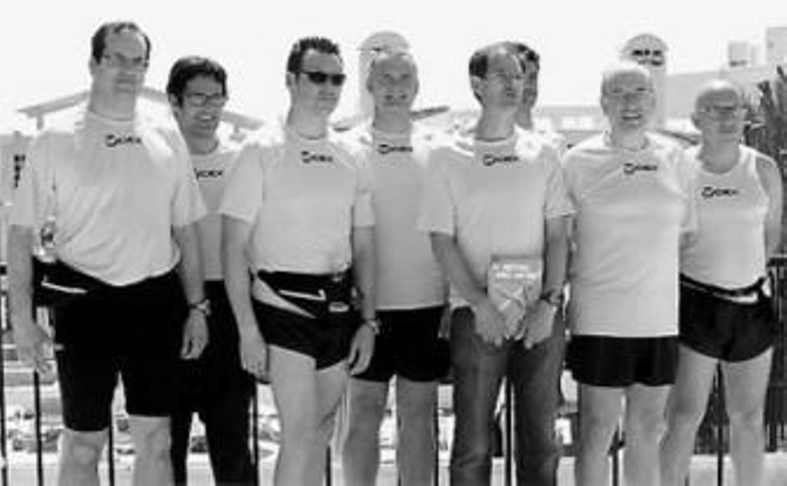 Los corredores, ayer, en Benalmádena.