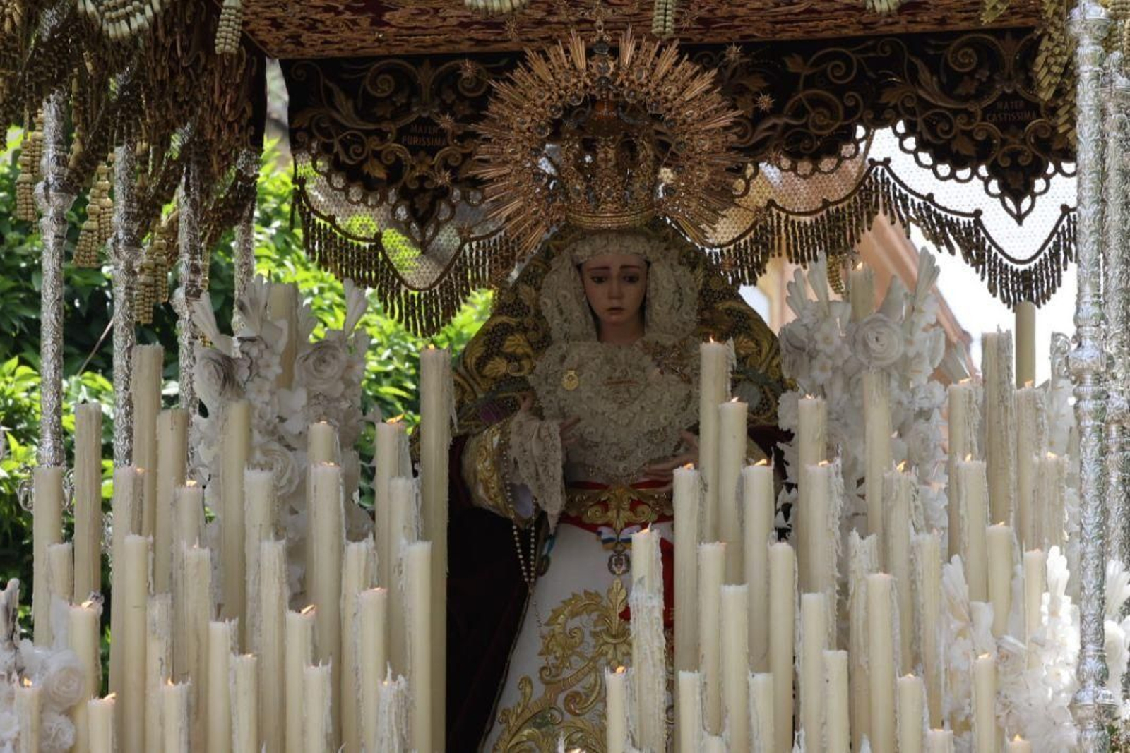 Las imágenes de regreso de las hermandades de la Sed, Candelaria, Paz y Clemencia a sus templos