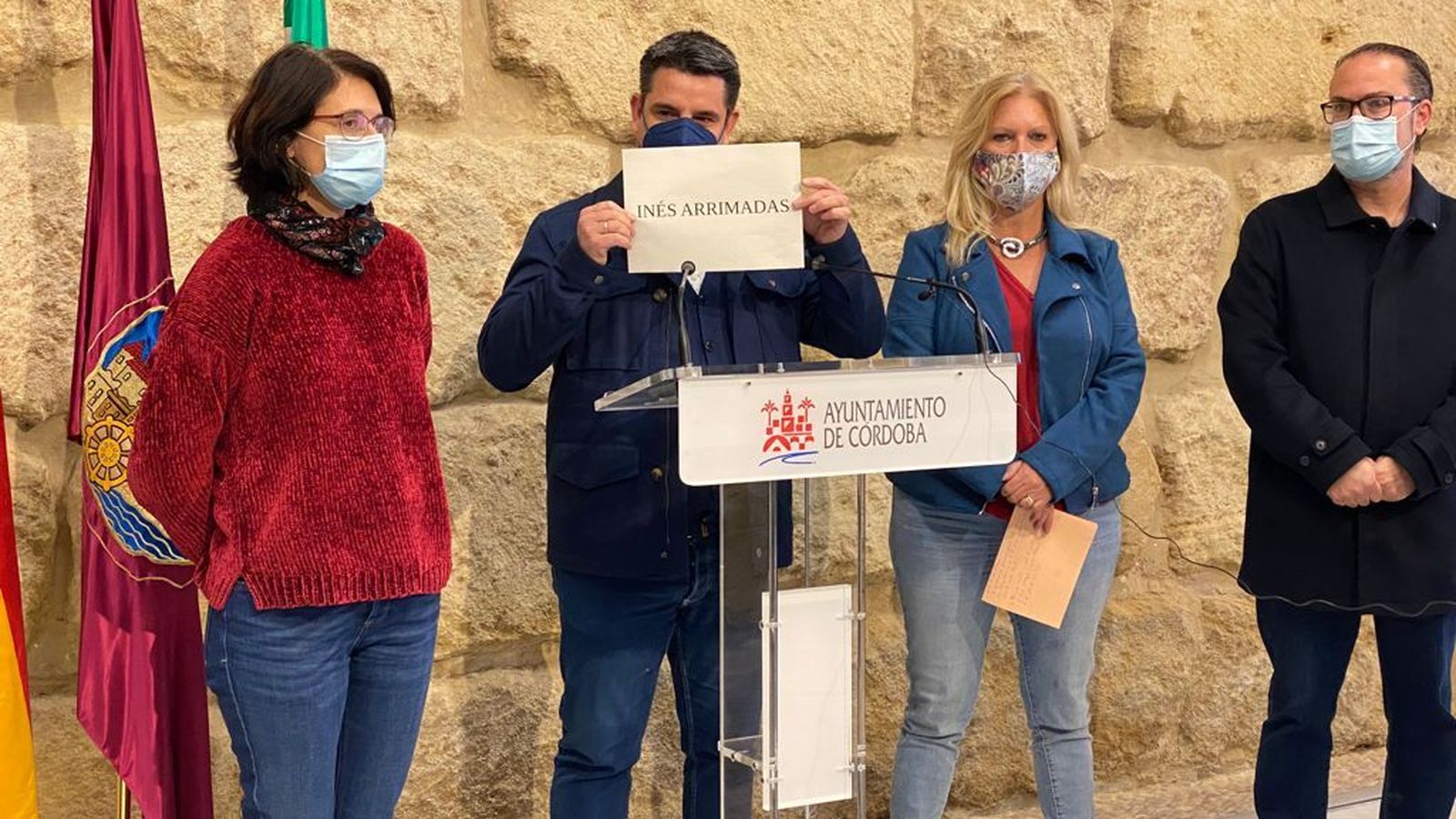 Izquierda Unida y Podemos Córdoba haciendo oposición juntos.