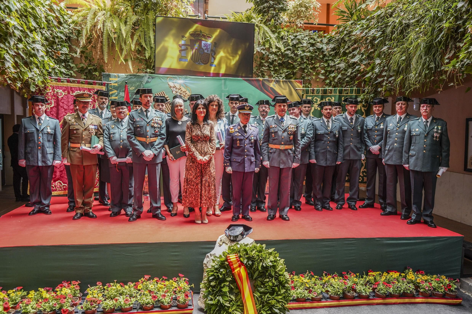 Conmemoración del 179 aniversario de la  fundación de la Guardia Civil, en imágenes