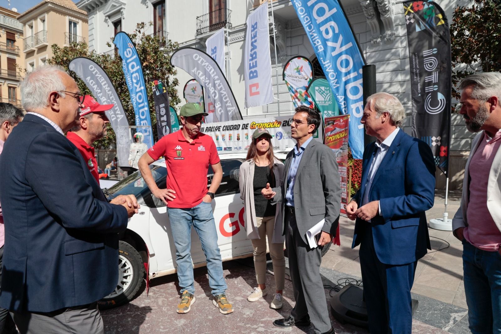 Un momento de la presentación del Rally Ciudad de Granada