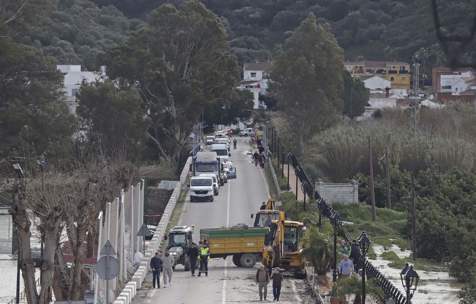 San Martín del Tesorillo después de la borrasca Marta, en imágenes