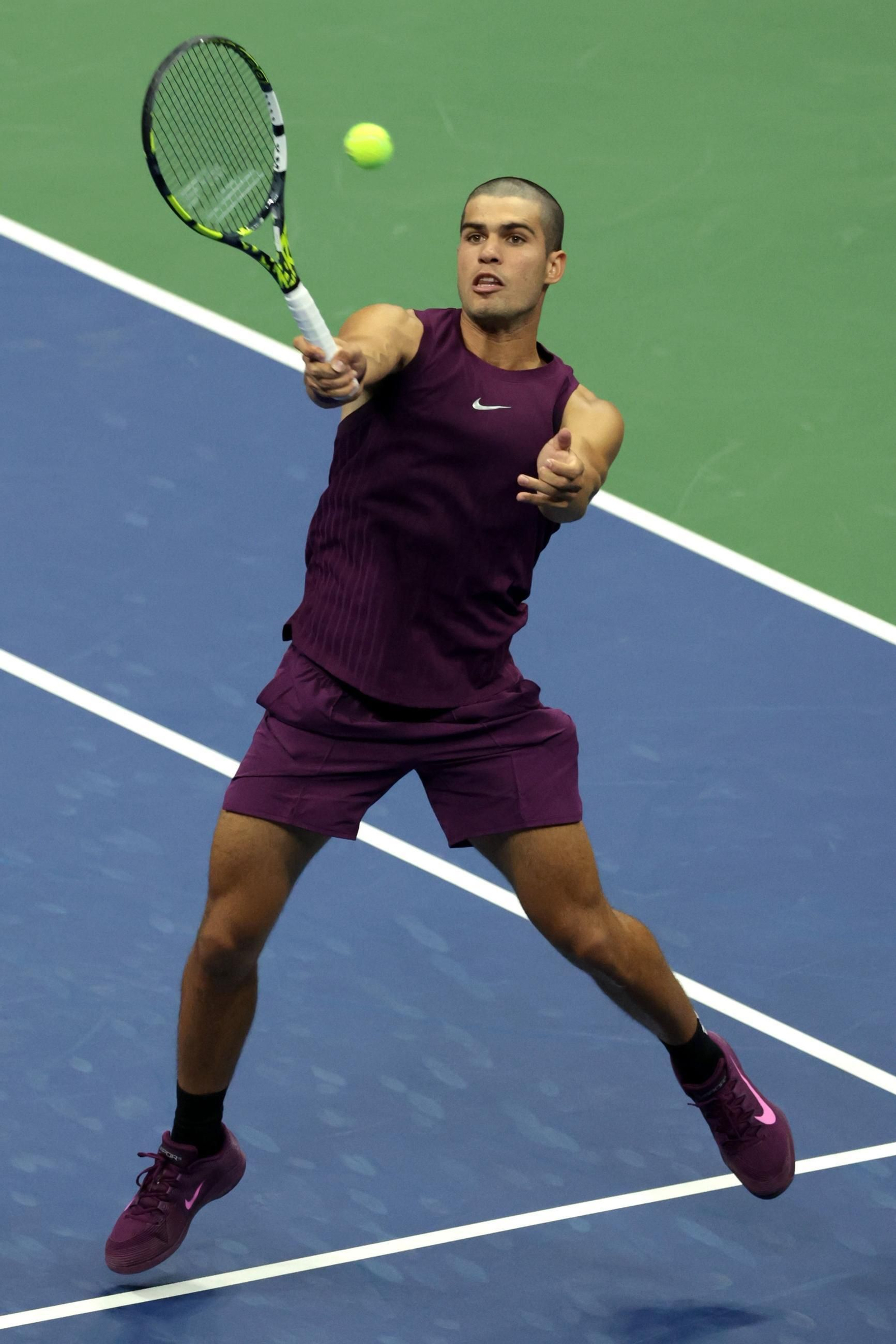 Las fotos del nuevo 'look' de Alcaraz en el Open USA