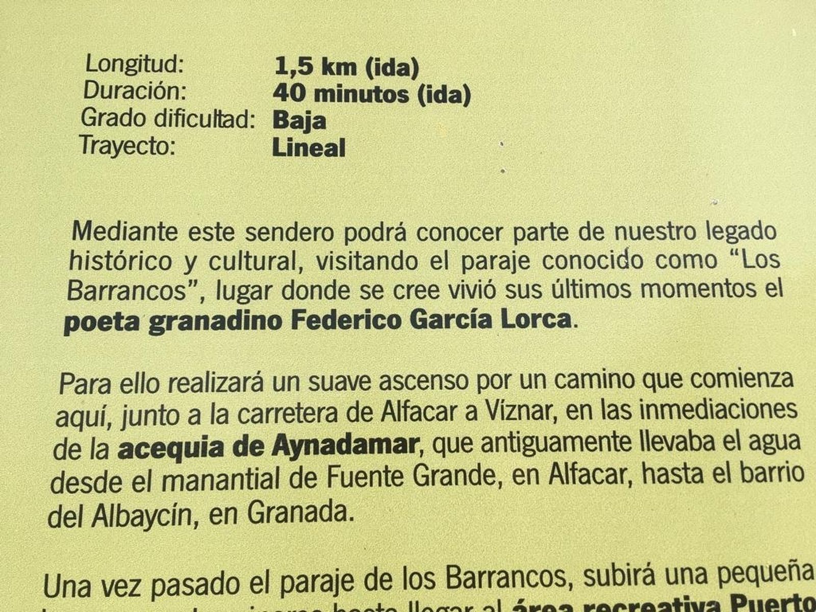 Uno de los carteles denunciados.