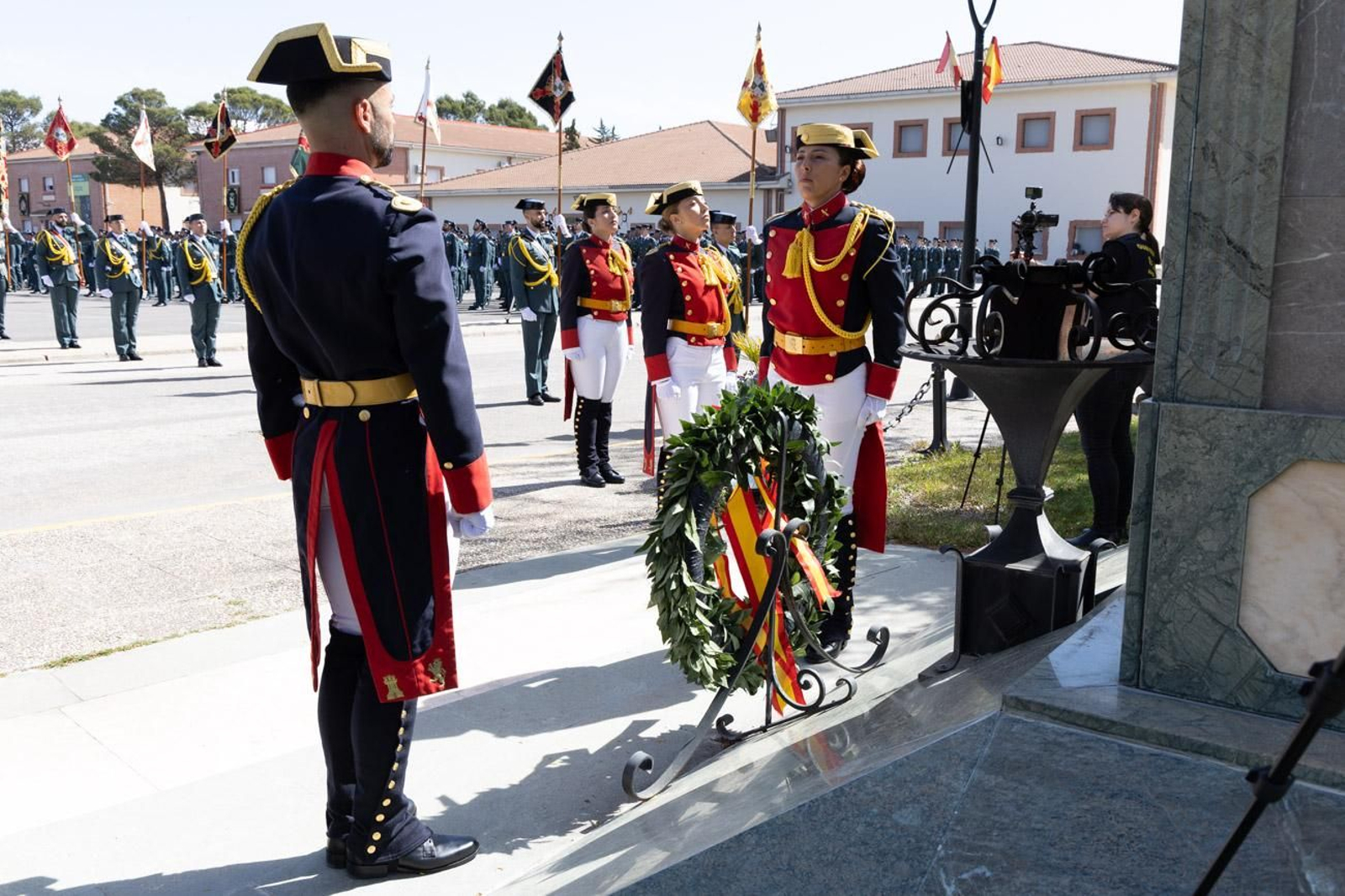 Jura de bandera de la 130ª promoción de guardias civiles de la Academia de Baeza