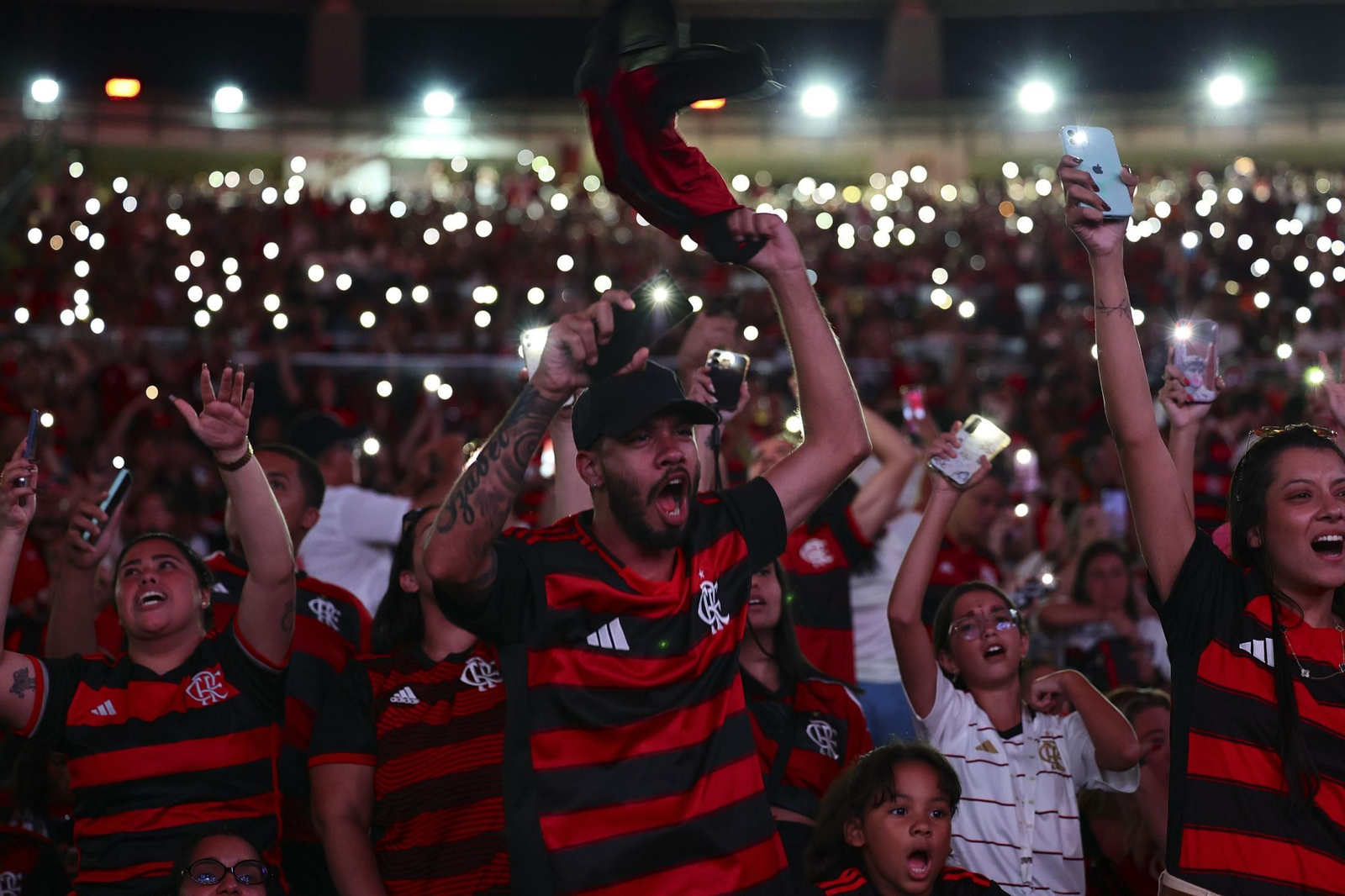 Las fotos de la final de la Copa Libertadores con triunfo de Flamengo sobre Palmeiras
