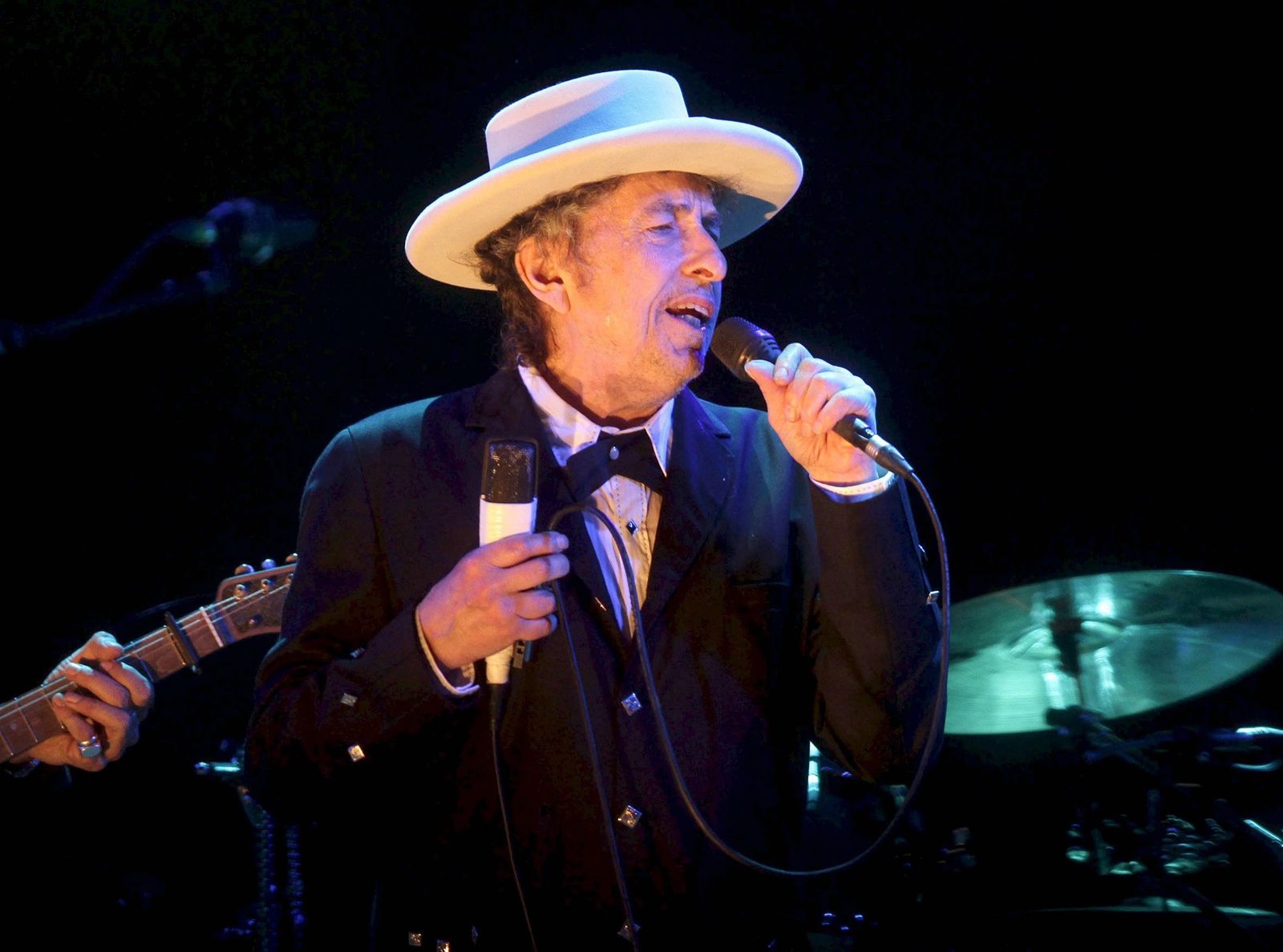 Bob Dylan, durante un concierto en 2012.