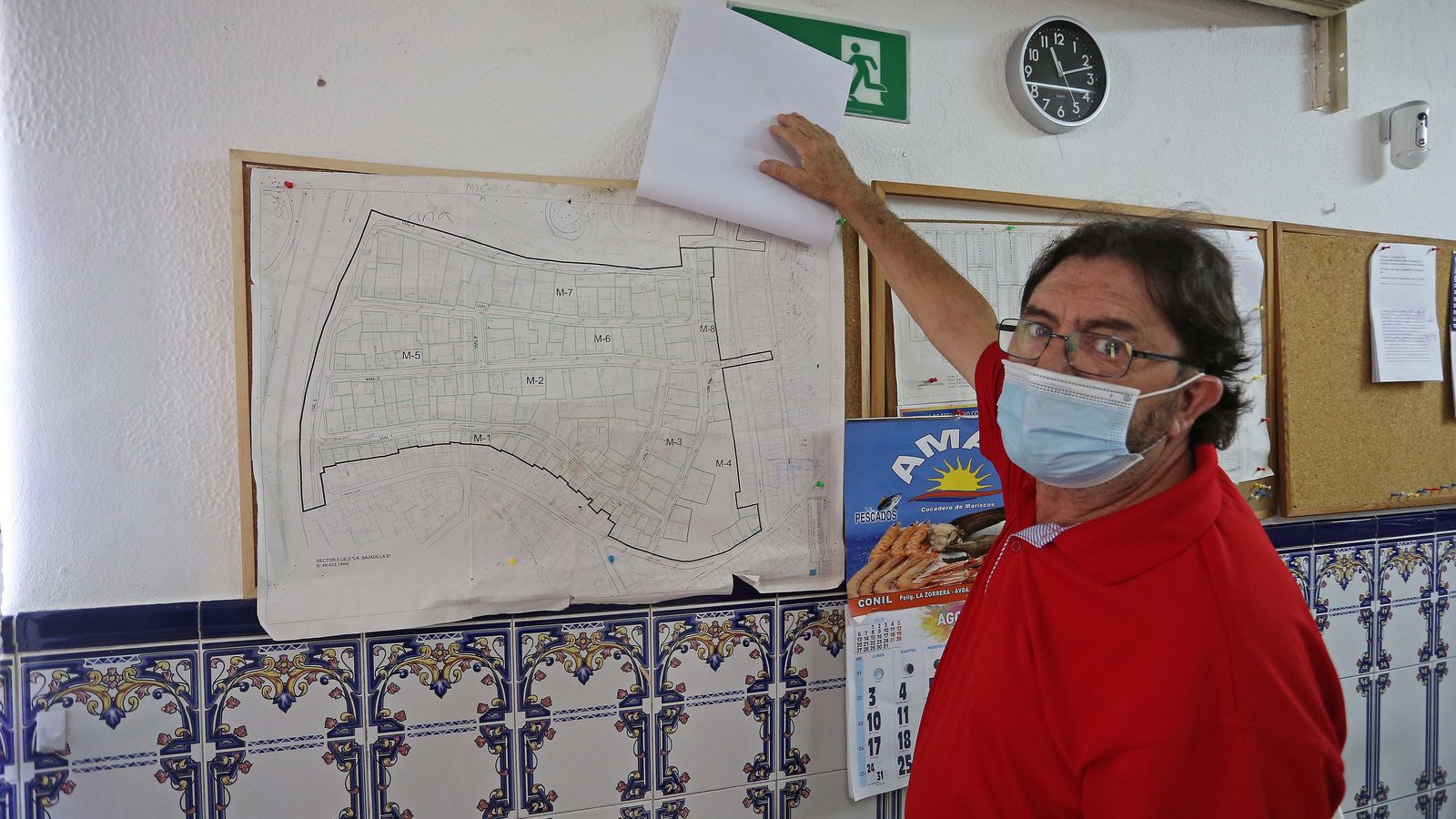 Gabriel Téllez, presidente de la Asociación de Vecinos de La Capelina