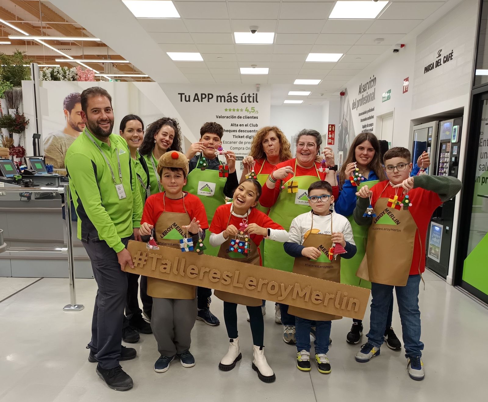 Taller en Leroy Merlin