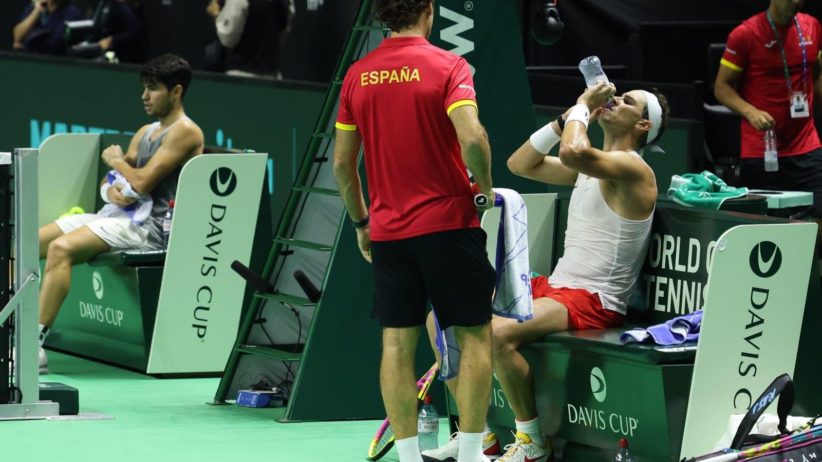Rafa Nadal-Carlos Alcaraz, ocho juegos a tope con empate antes de la Copa Davis