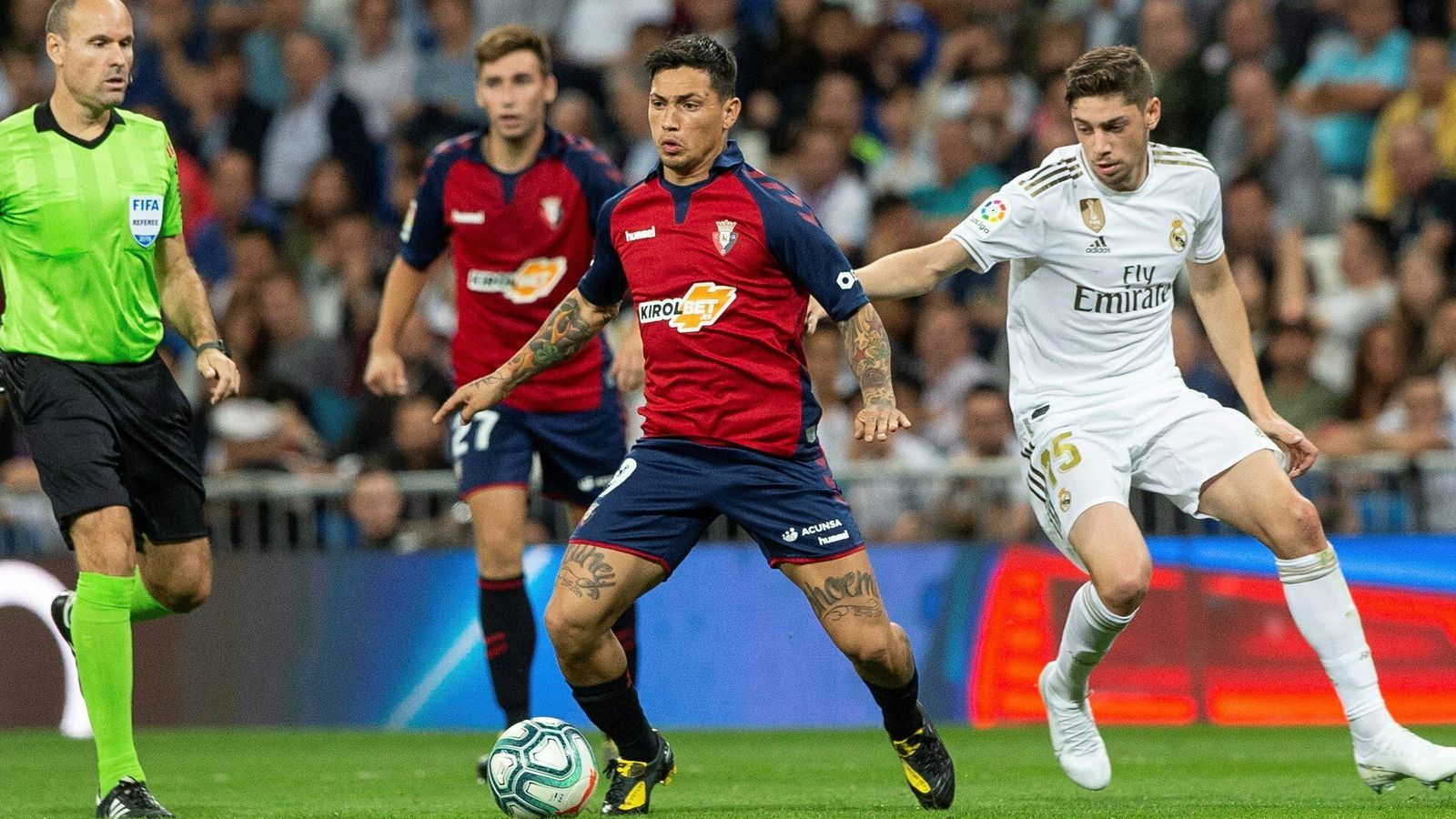 Chimy Ávila está siendo la referencia ofensiva del conjunto de Jagoba Arrasate.