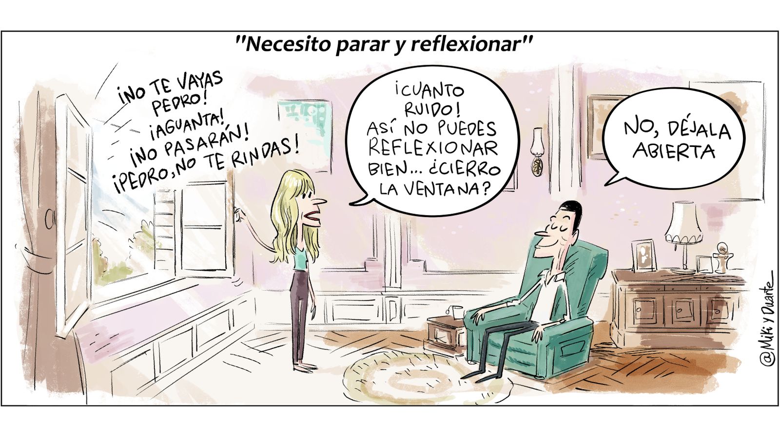 ¡No te vayas Pedro!