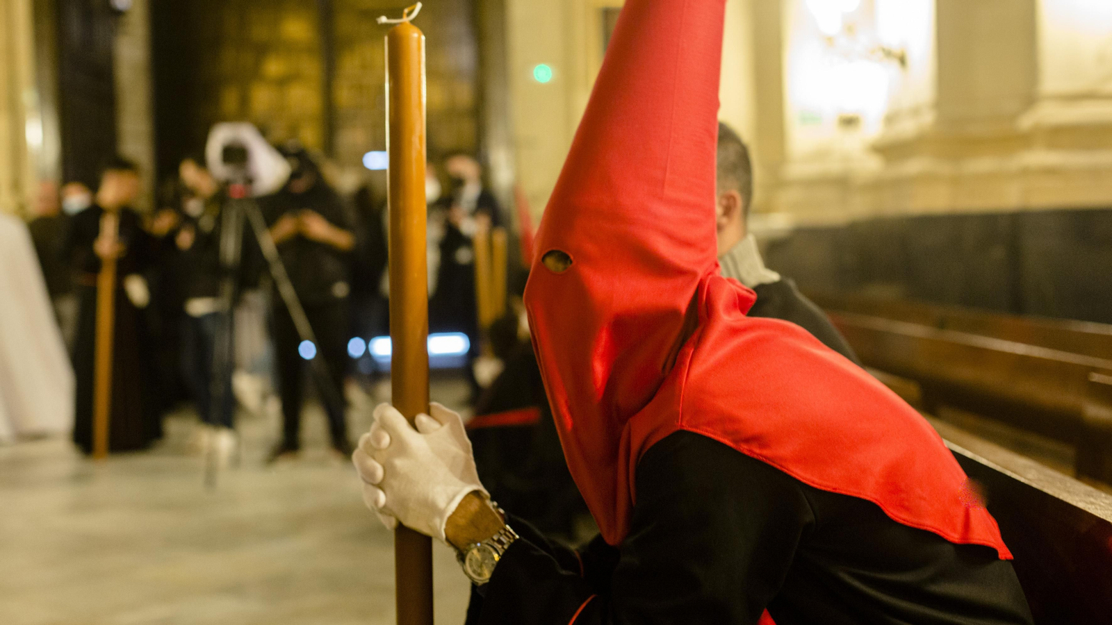 Las imágenes de la cofradía del Perdón en la Semana Santa de Chiclana 2022