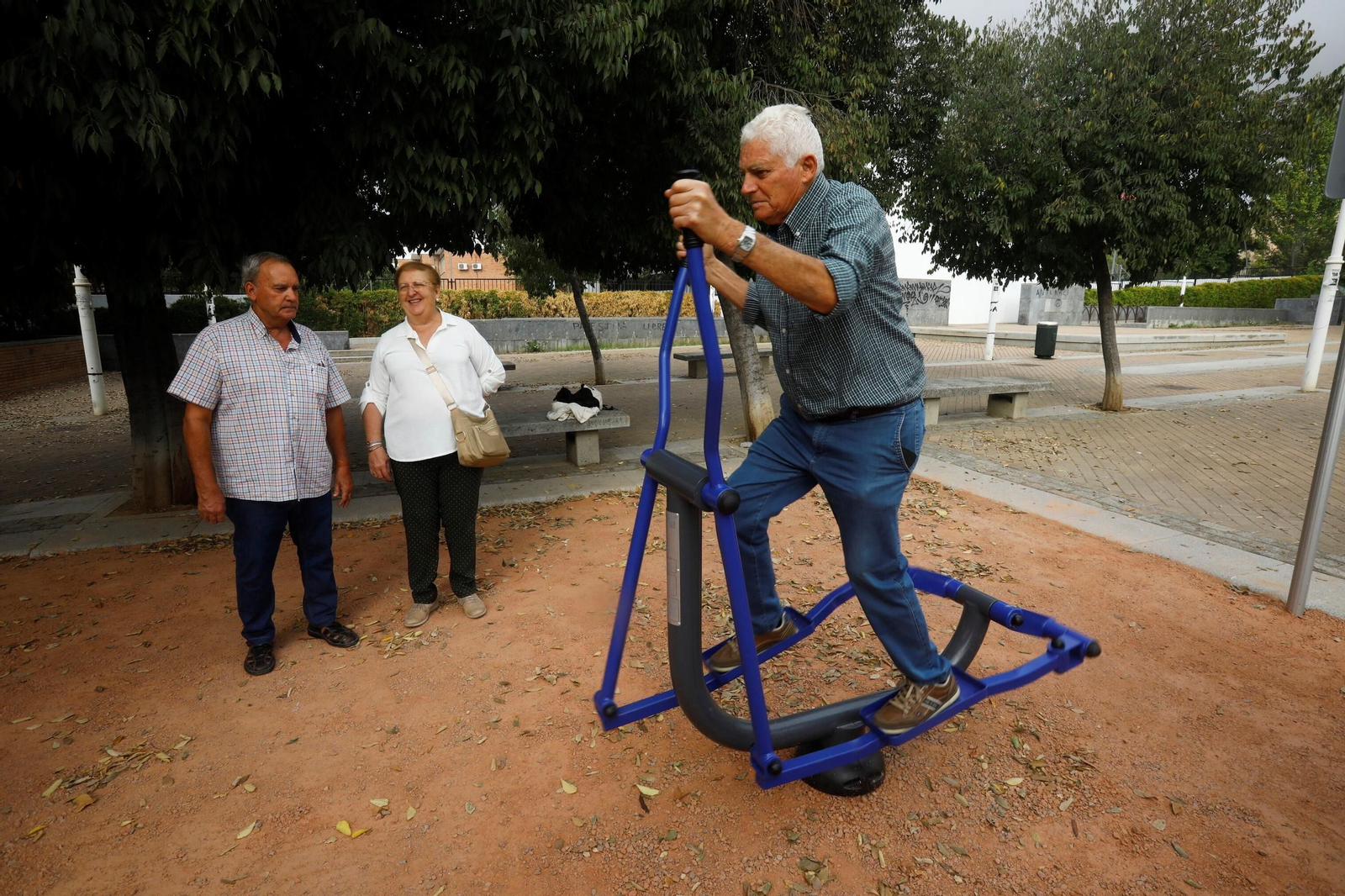 La inauguración del parque biosaludable de Levante, en imágenes