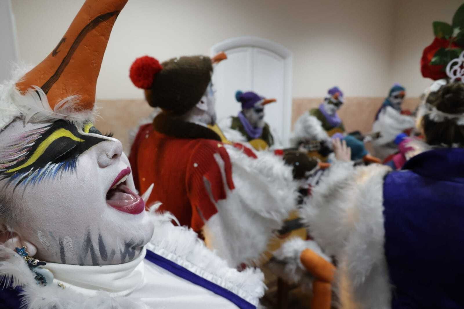 Coro Las del puerto en camerinos