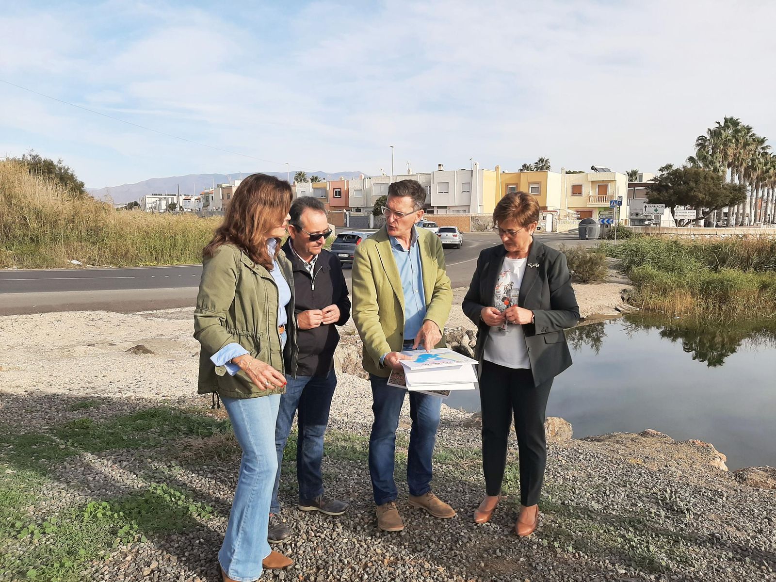 Carmen Aguilar, José Fernández, José Luis Sánchez y Adriana Valverde