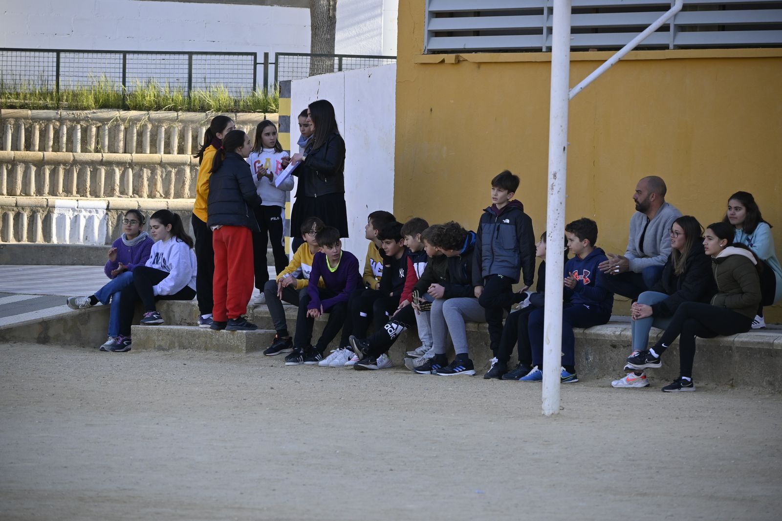 Imágenes del simulacro de incendio en el Funcadia