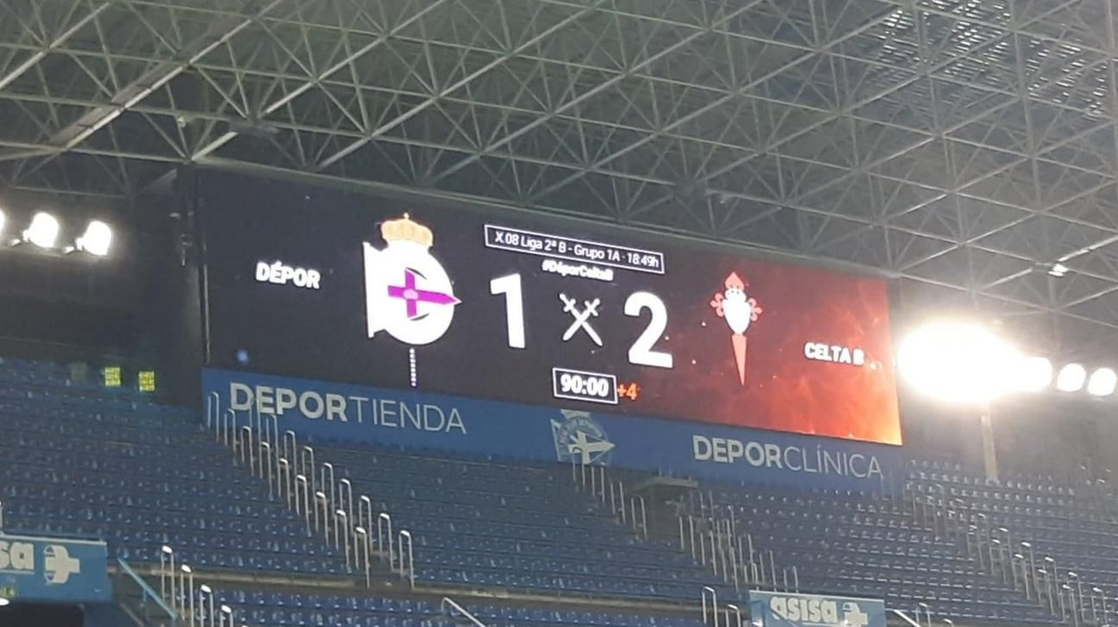 Dolorosa derrota para el Dépor, rival del CD El Ejido