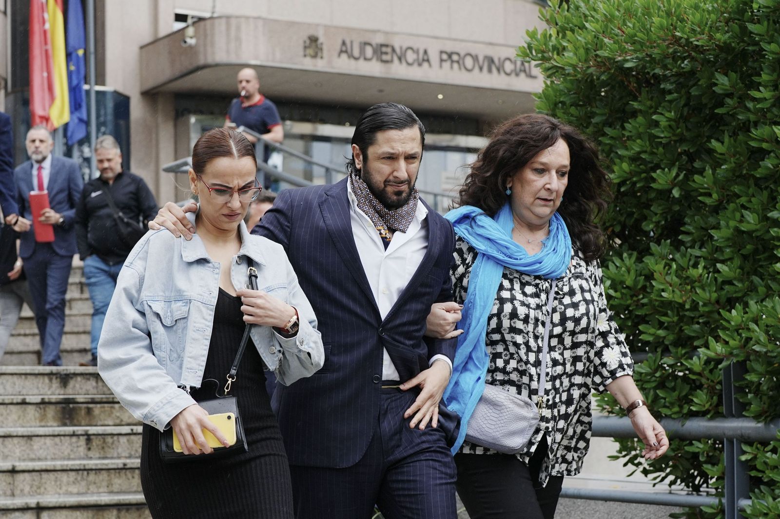 Rafael  Amargo  a su salida de la Audiencia Provincial de Madrid este verano.