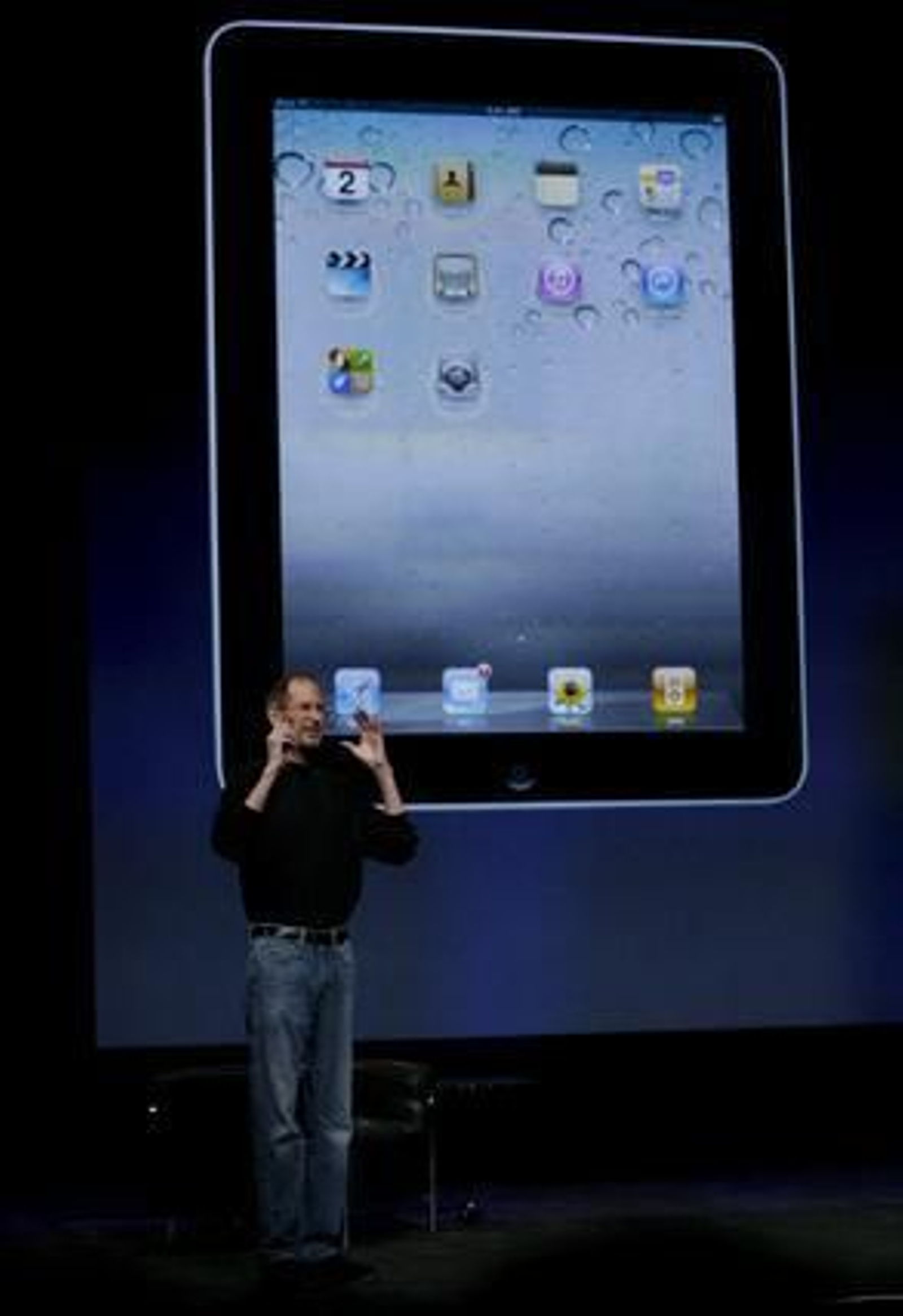Steve Jobs presenta el iPad 2, la nueva versión del 'tablet' de Apple.

Foto: Efe