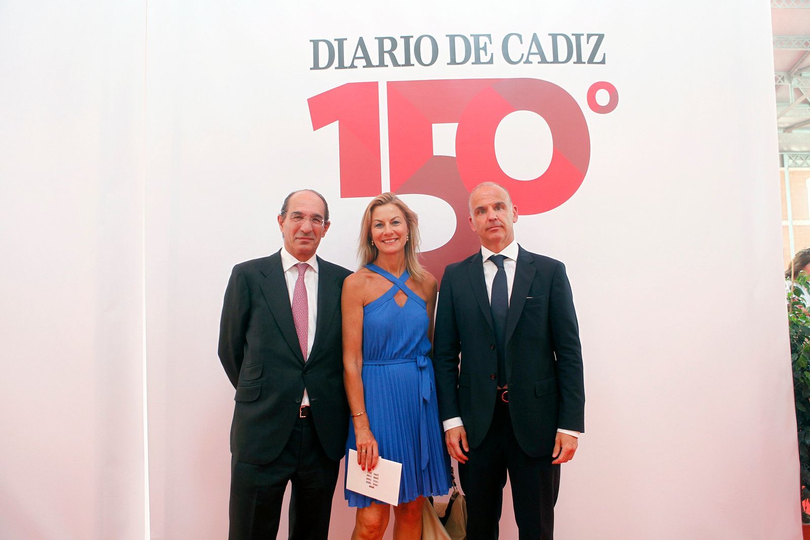 Los directivos de El Corte Inglés José Luis González-Besada, Isabel Mora y Eduardo Barrero.