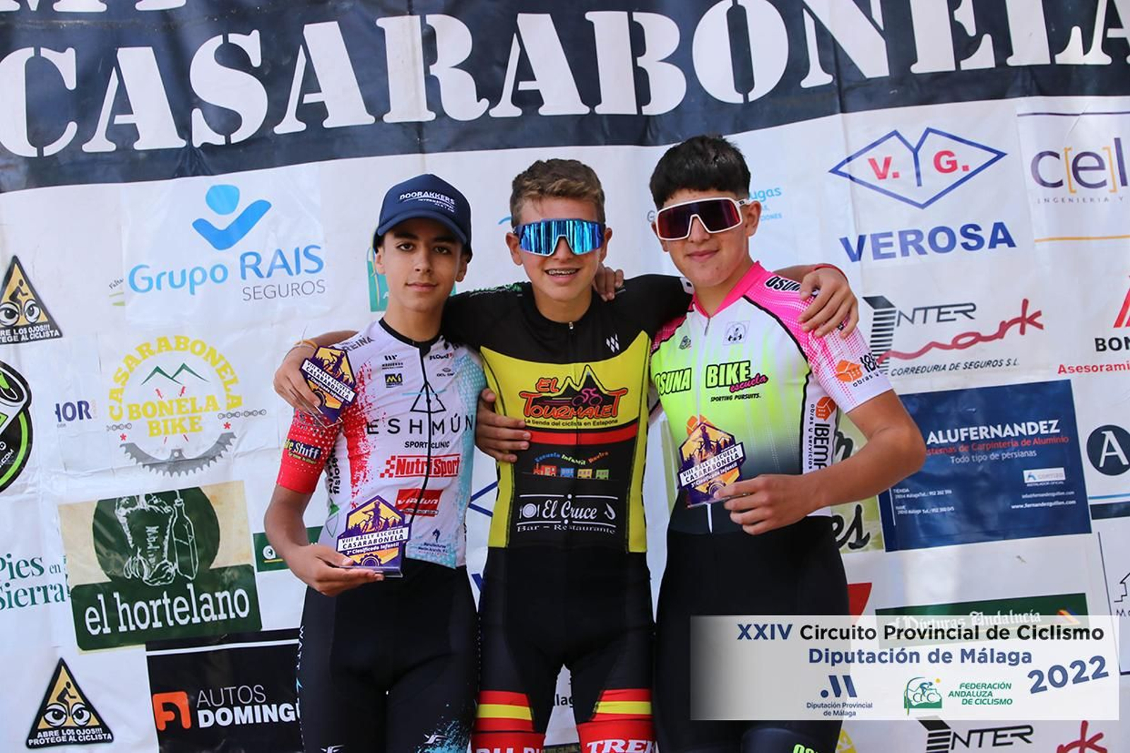 Podio en Casarabonela.
