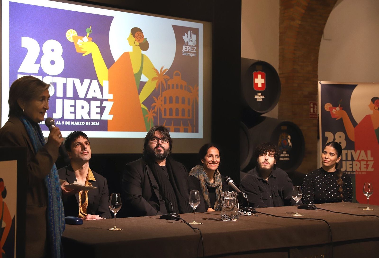 Presentación de los espectáculos de hoy y mañana, en el Consejo Regulador.