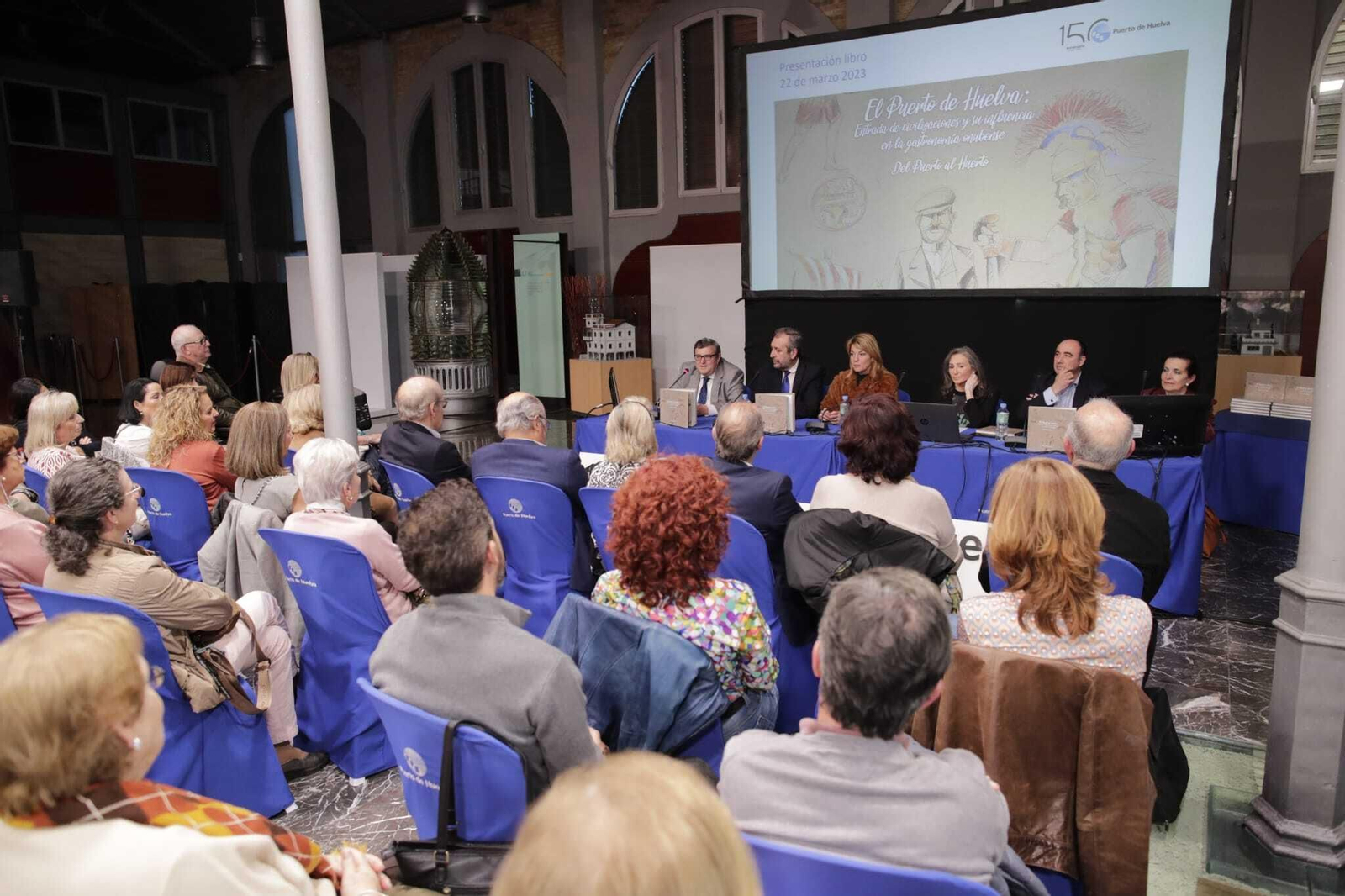 Presentación de la obra en las Cocheras del Puerto. Presentación de la obra en las Cocheras del Puerto.