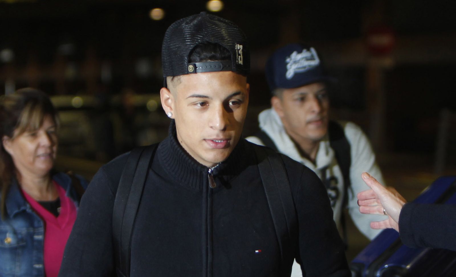 Arana el día de su llegada