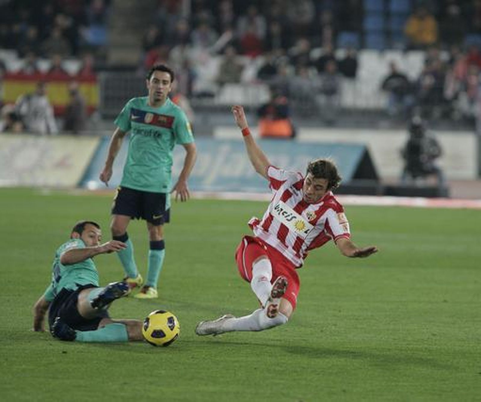 El Almería sufre una goleada histórica.  Foto: Javier Alonso