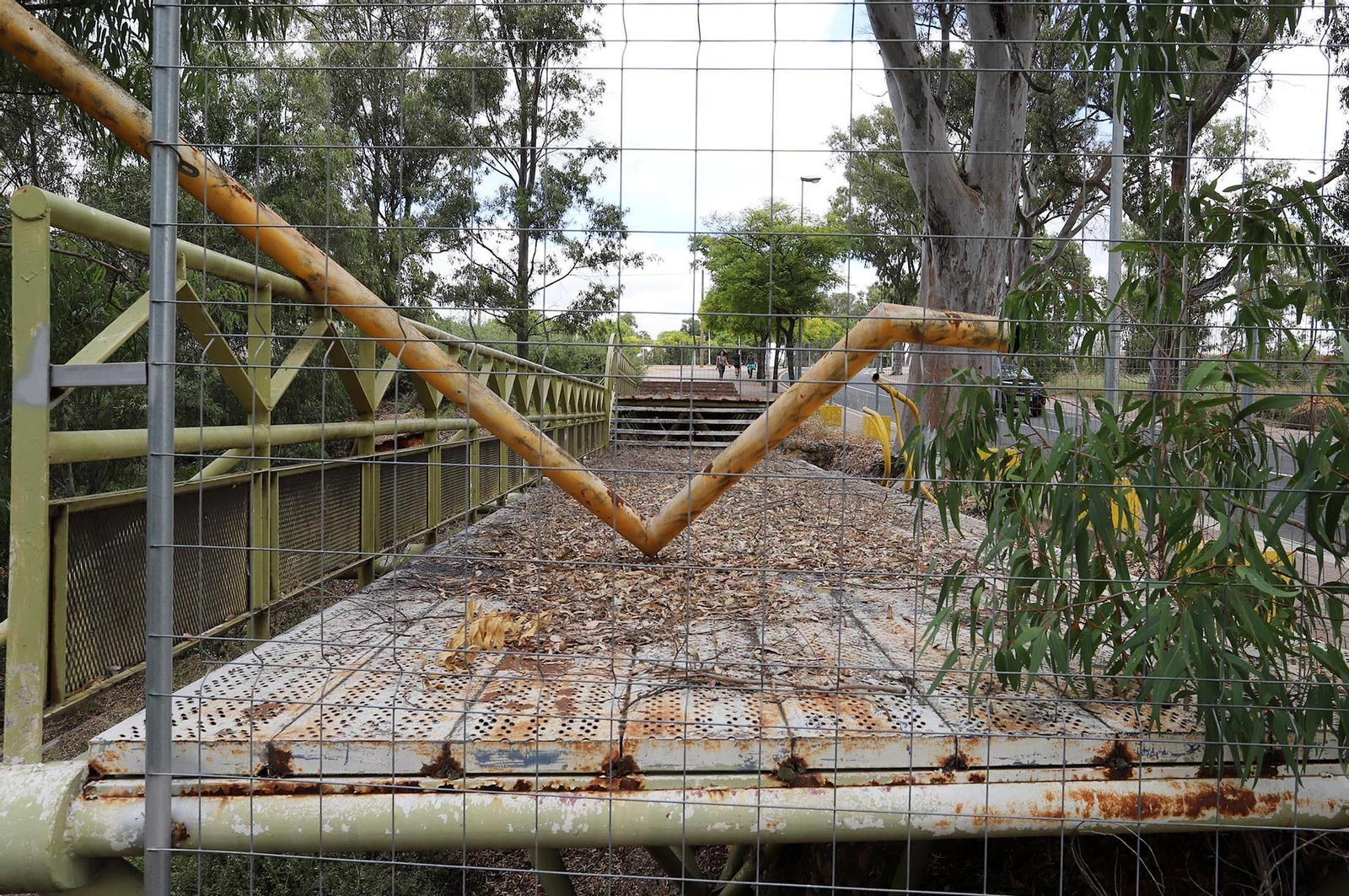 Imágenes de la suciedad, deterioro y abandono de los miradores del Conquero