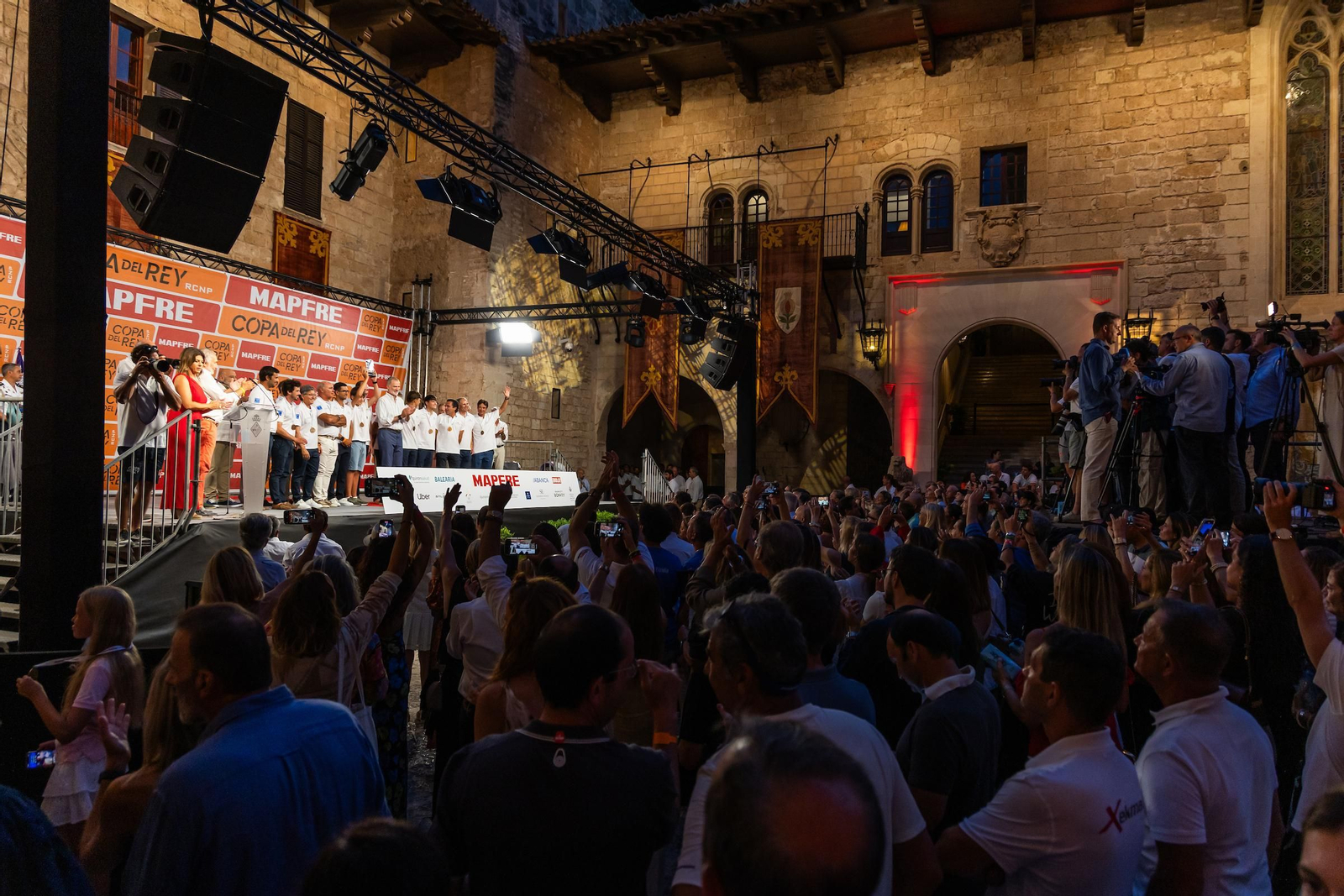 Una vista general del acto de la entrega de premios.