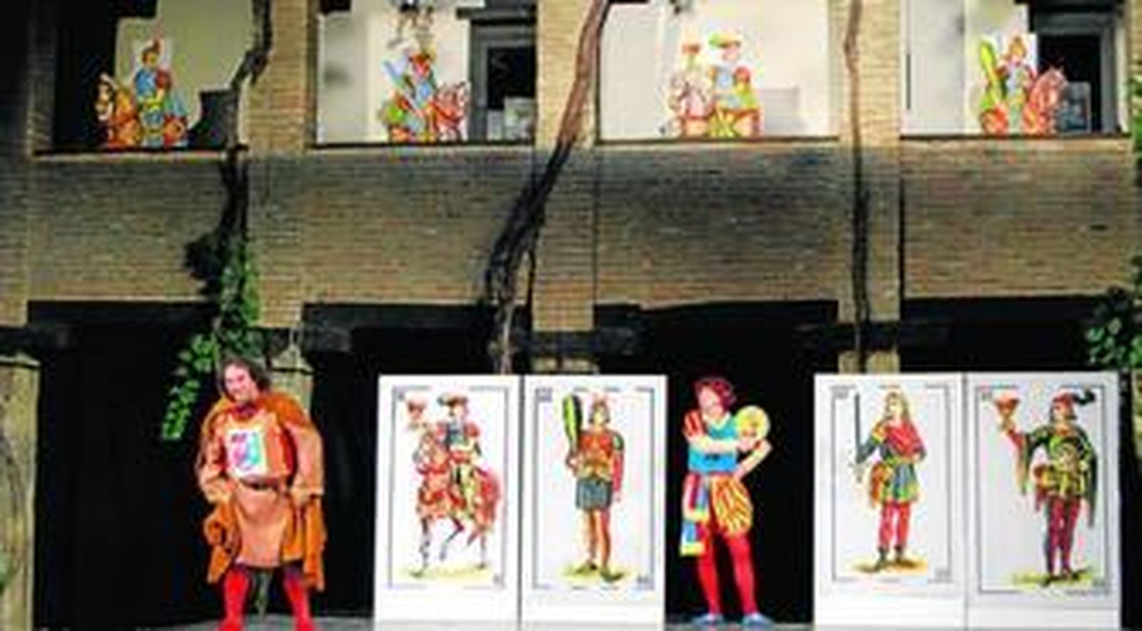 Un instante de la puesta en escena de 'La venganza de don Mendo' a cargo de la compañía Teatro para un Instante.