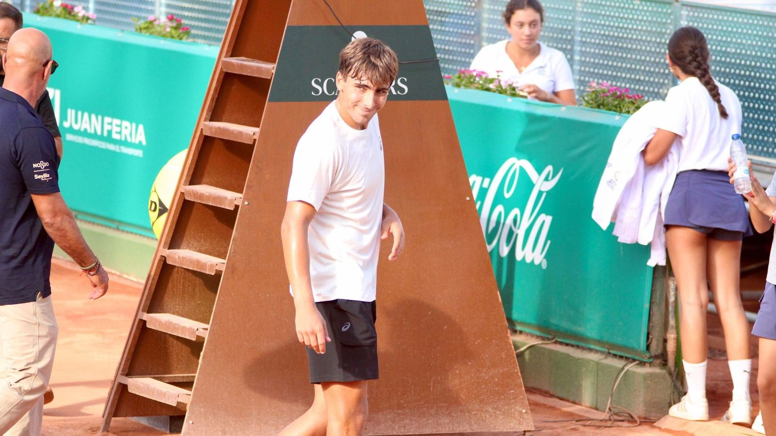 Daniel Mérida en la Copa Sevilla en el Tenis Betis