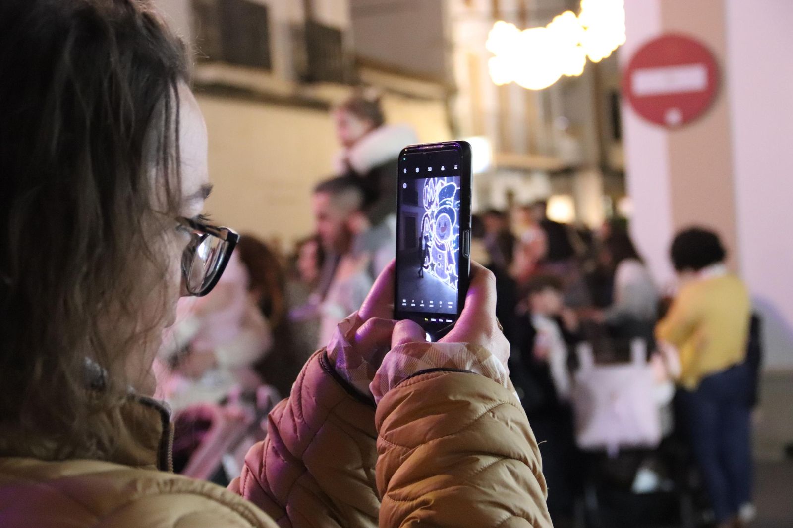 El encendido del alumbrado de Navidad en Montilla