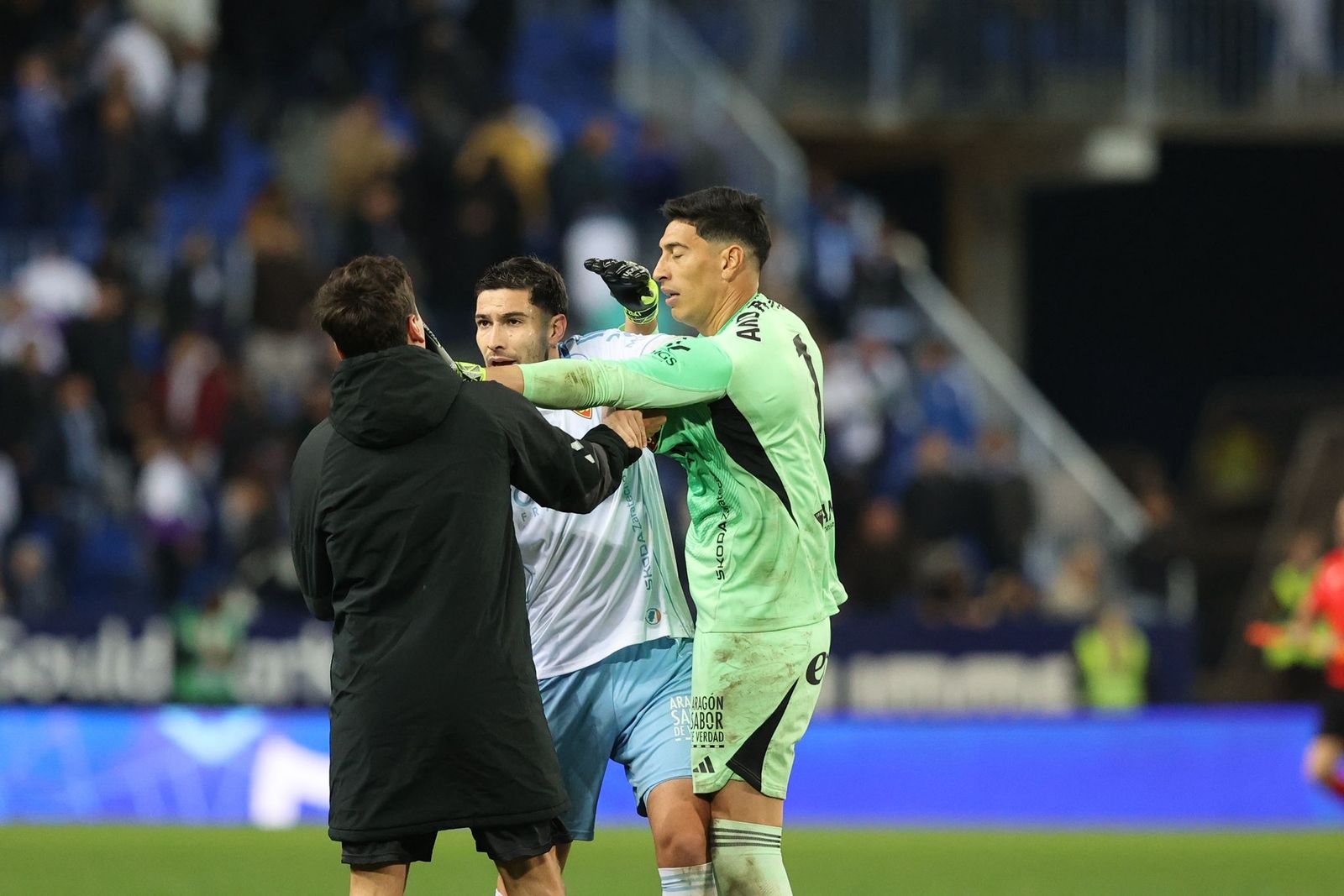El Málaga CF-Real Zaragoza, en fotos