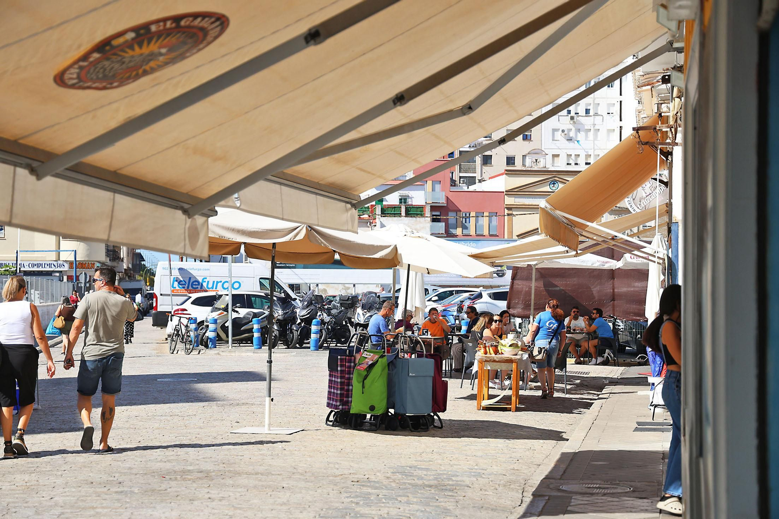 Imágenes de la zona donde irá ubicada la nueva Plaza Mayor de Huelva